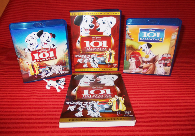 101 Dálmatas (DVD - Blu-ray + Figura)