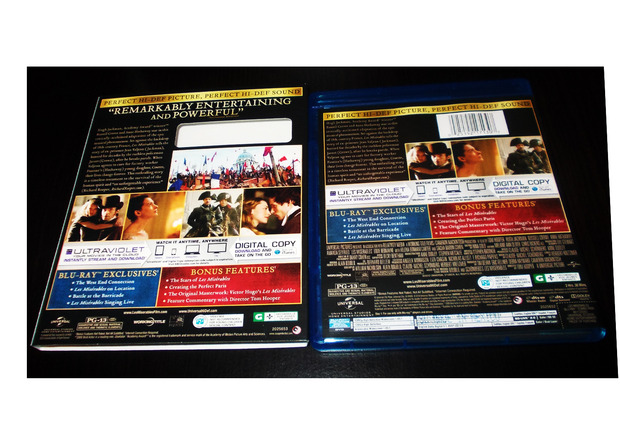 Les Misérables Blu-ray -USA- /Contraportada/