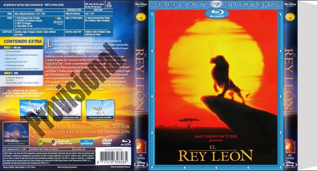 Pedido:rorro1999 El Rey León -Bly-ray- Custom Slipcover /Provisional/ (5/7)