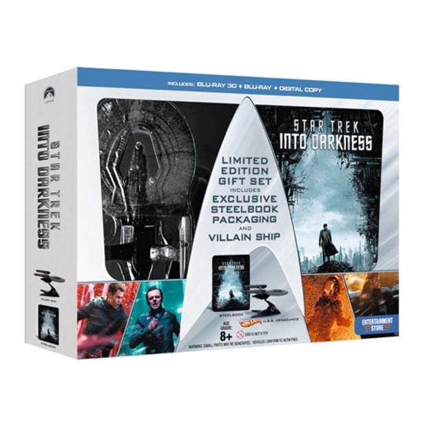 Star Trek Into Darkness Blu-rayUnited Kingdom		 Entertainment Store Exclusive / SteelBook / Villain Edition / Blu-ray 3D + Blu-ray + Digital Copy