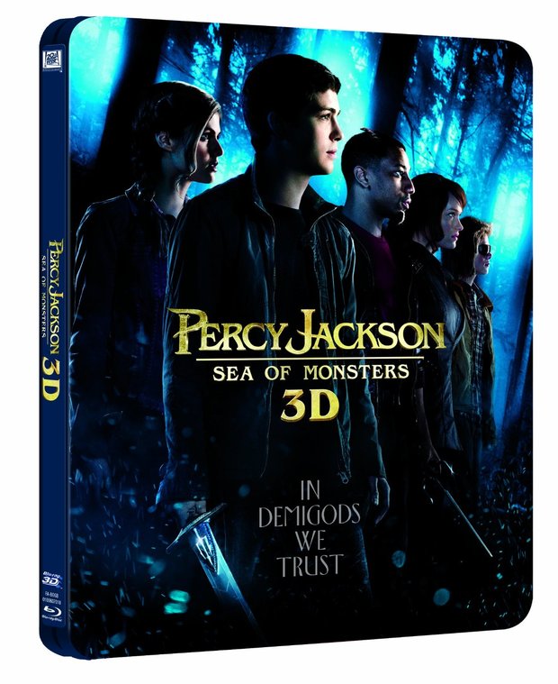 Percy Jackson: Sea of Monsters - Limited Edition Steelbook (Blu-ray 3D + Blu-ray + UV Copy)