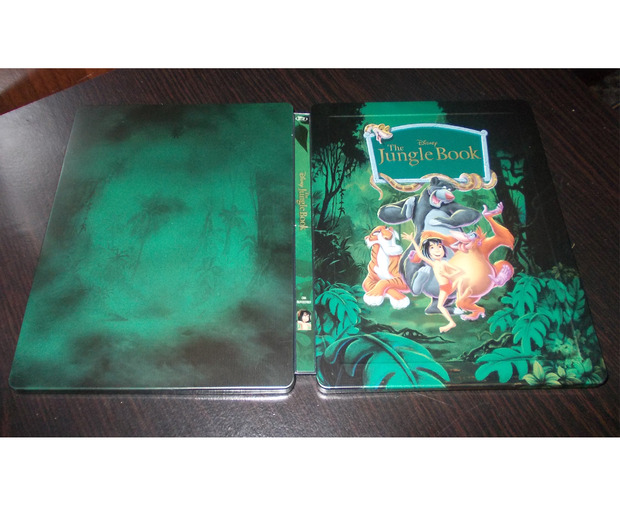 The Jungle Book - Zavvi Exclusive Limited Edition Steelbook Blu-ray -UK- / Portada-Lomo-Contraportada