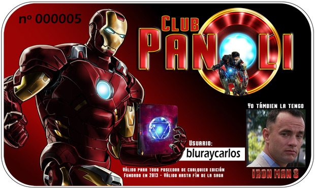 Para: bluraycarlos carnet Club Panoli (nº000005)