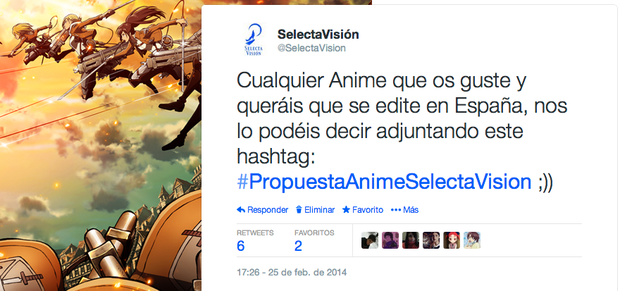 Si vosotros fuerais los Product Managers de Selecta Visión y pudierais decidir qué Anime editar para España, ¿CUÁL EDITARÍAIS? 
