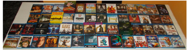 Todas las compras Blu-ray/DVD -Febrero 2014-