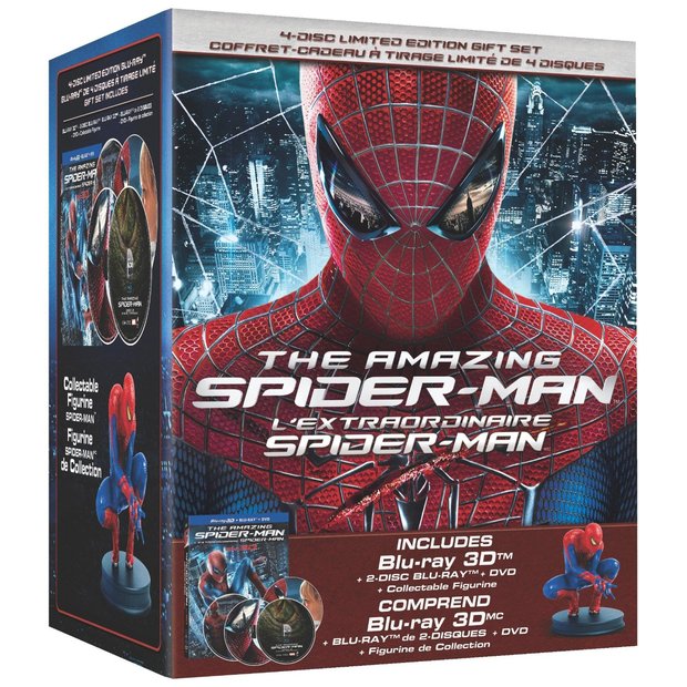 Canadá: The Amazing Spider-Man 3D: Limited Edition (Bilingual) [Blu-ray 3D + Blu-ray + DVD] CDN$ 17.99