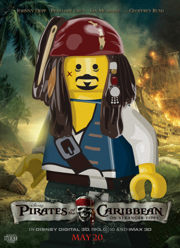 LEGO poster (Piratas del caribe)