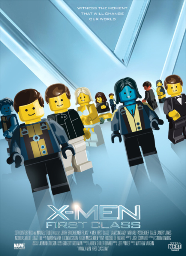 LEGO poster (X-men primera generación)