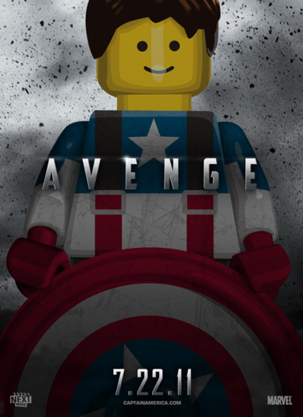 LEGO poster (Capitán América )