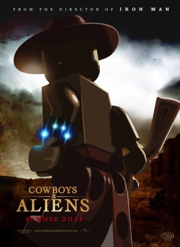 LEGO poster (Cowboys & Aliens)