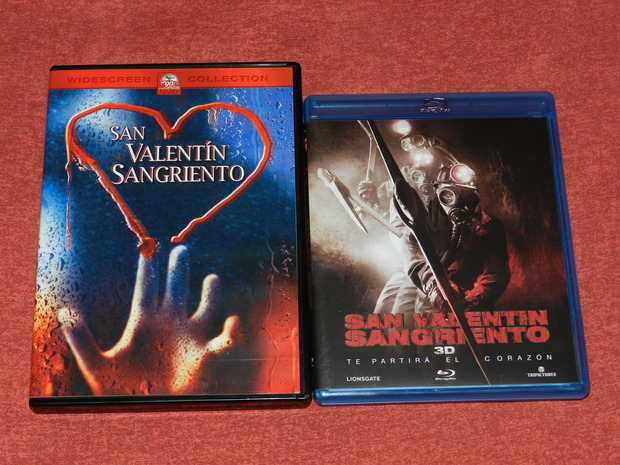 San valentin sangriento original (dvd) y remake (blu ray)