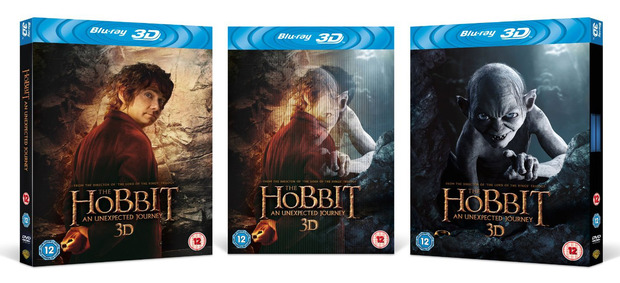 "El Hobbit : Un Viaje inesperado 3D" / UK / Edic. Funda Cartón Holográfica
