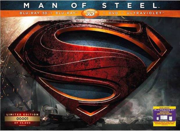 Man of Steel limited edition Blu-Ray