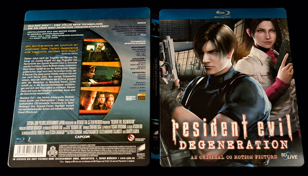 Resident Evil: Degeneration (Steelbook alemán)