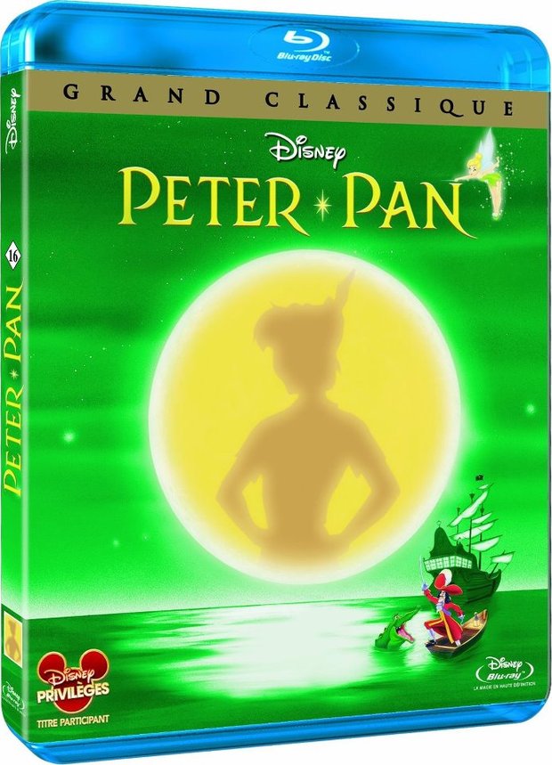 Posible carátula de Peter Pan en Blu-ray (Francia)