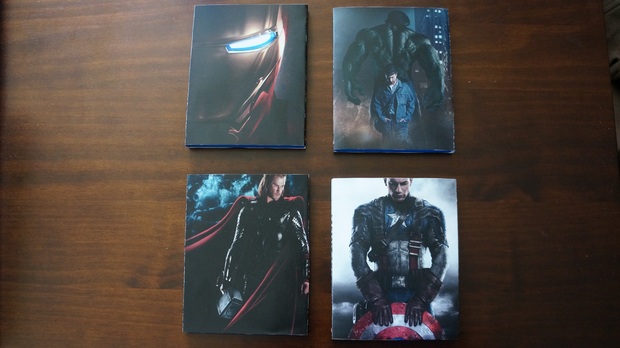 4 Slipcovers marvel fase 1 (frontal)
