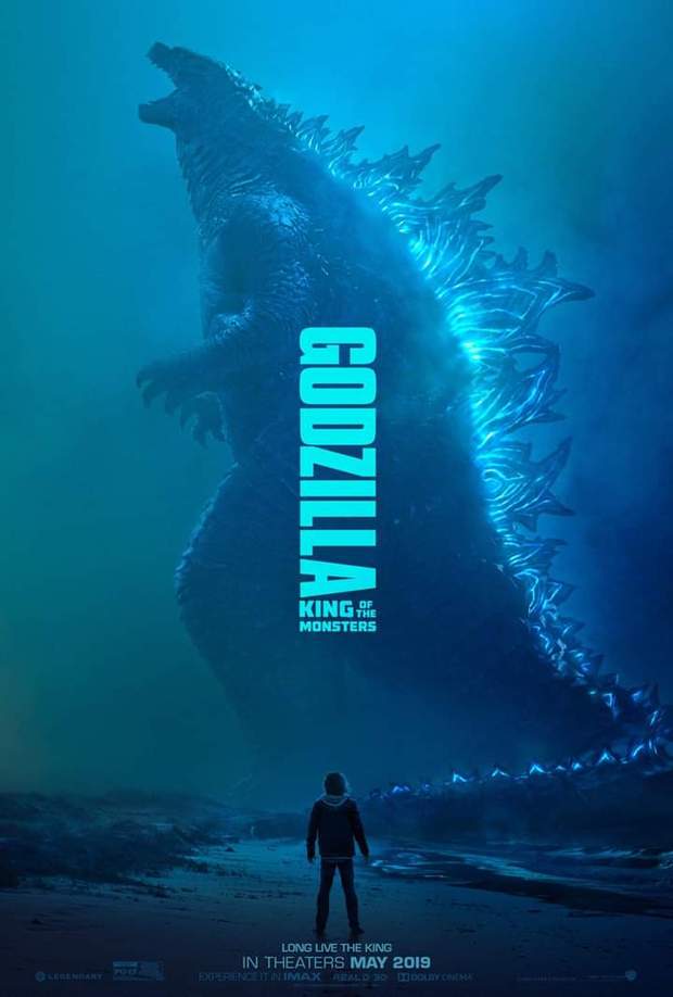 Poster de Godzilla: king of the monsters. Tráiler mañana
