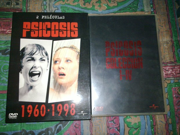 Pack's DVD's Psicosis I-IV + Remake 1998