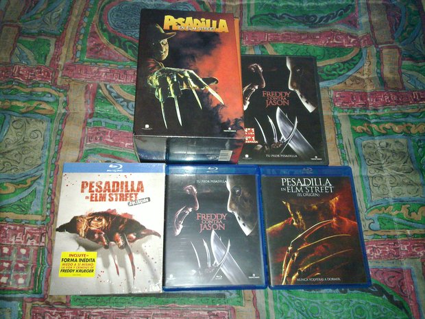 Colección completa en DVD y Blu-Ray: Pesadilla en Elm Street Freddy Krueger (Robert Englund)