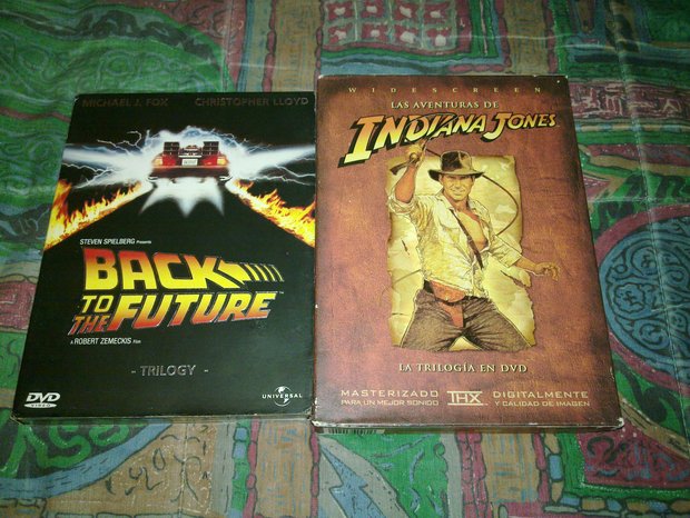 DVD's Trilogia Regreso al Futuro, Indiana Jones