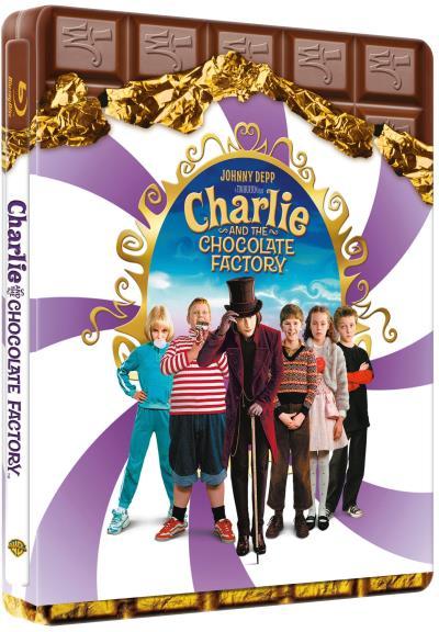 Steelbook de Charlie y La Fábrica De Chocolate (Fnac Francia)