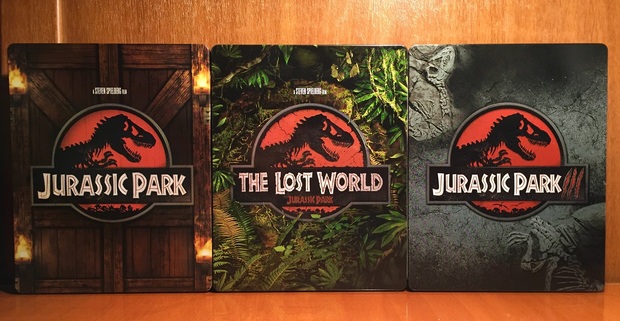 Trilogía Jurassic Park (Steelbooks)