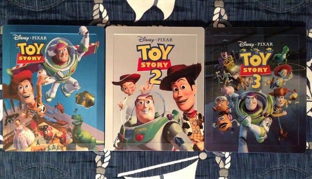 Toy Story 1, 2 y 3 - Steelbooks (front)