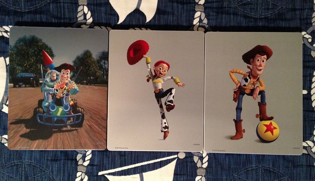 Toy Story 1, 2 y 3 - Steelbooks (back)