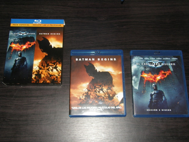 Pack Batman Begins + El Caballero Oscuro (Blu-ray) (películas)