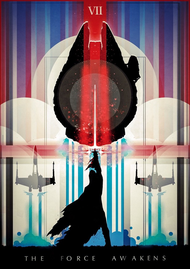 STAR WARS VII póster de ORLANDO AROCENA