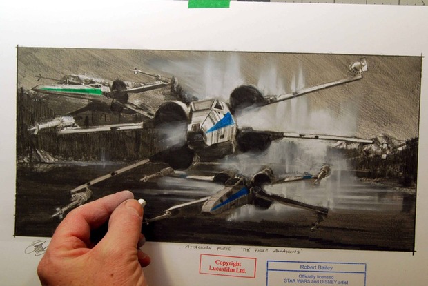 Concept art de ROBERT BAILEY para STAR WARS VII (1)