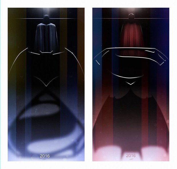BATMAN vs SUPERMAN. Bonitos pósters.