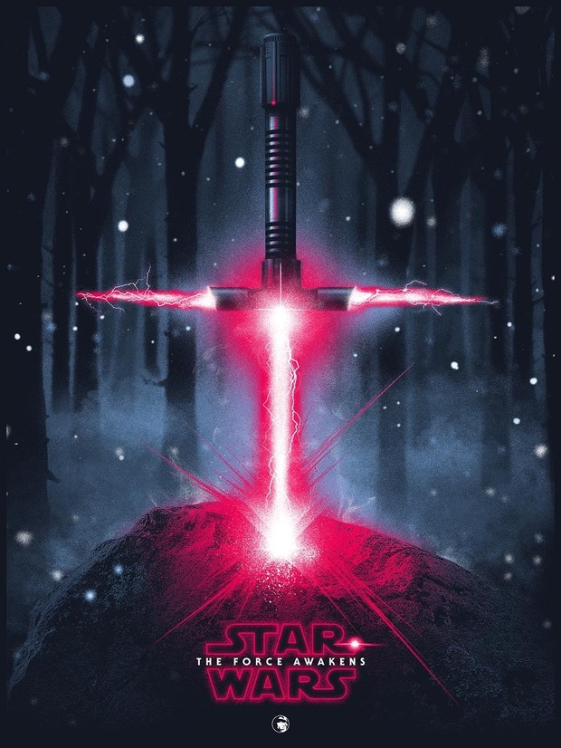 STAR WARS VII póster de PATRICK CONNAN.