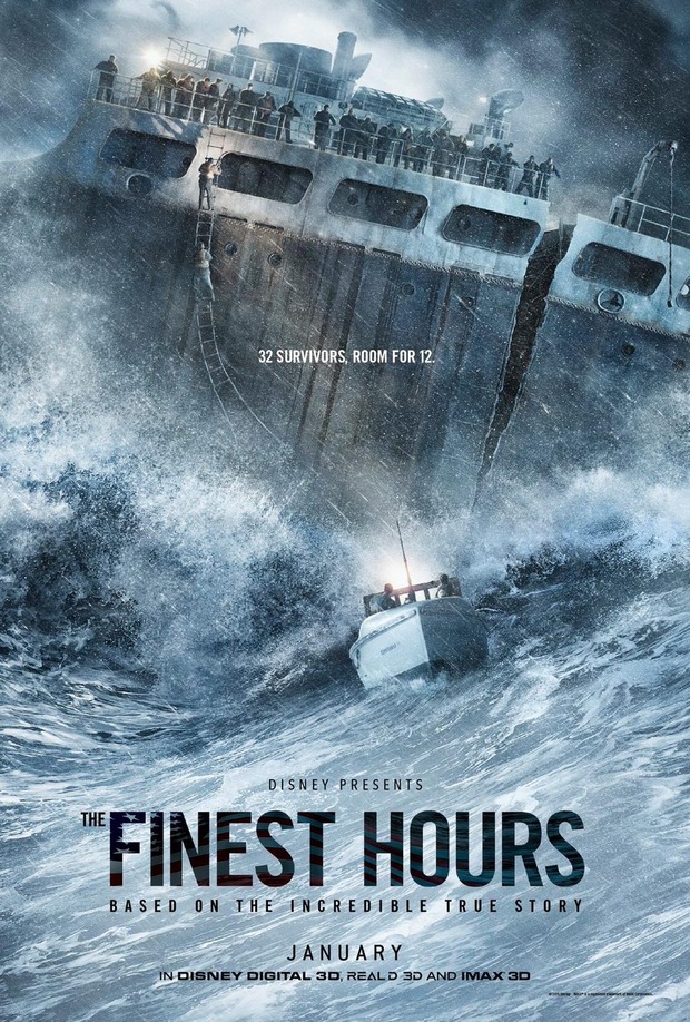 THE FINEST HOURS póster.