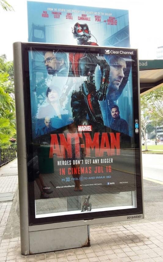 La campaña publicitaria de ANT-MAN es de las mejores.