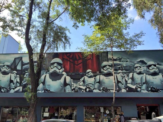 Un mural en México.