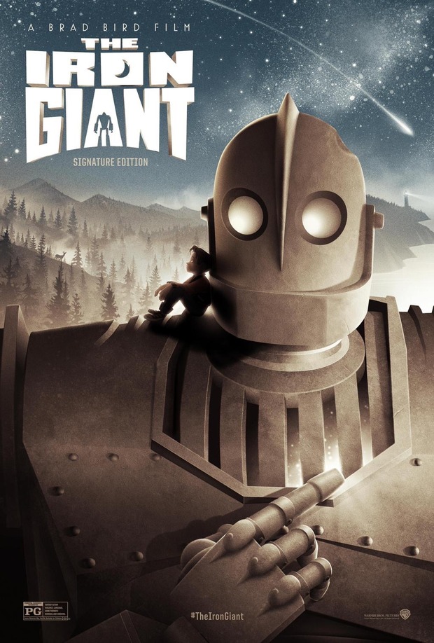 Otro bonito póster de 'El Gigante de Hierro'.