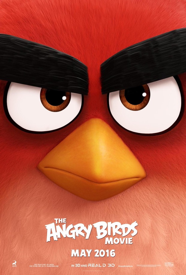 'The Angry Birds' póster.