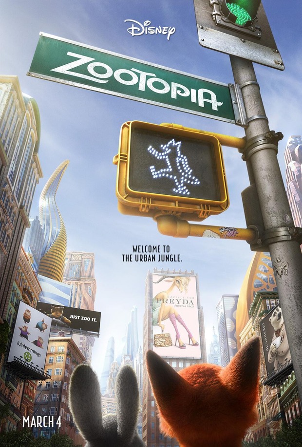 'Zootopia' 1º póster.