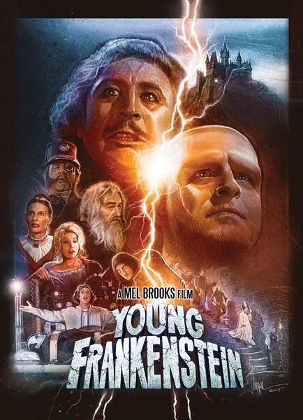 'El Jovencito Frankenstein' póster de Paul Shipper.