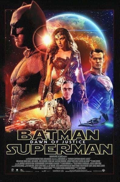 'Batman vs Superman' póster estilo 'Star Wars VII'