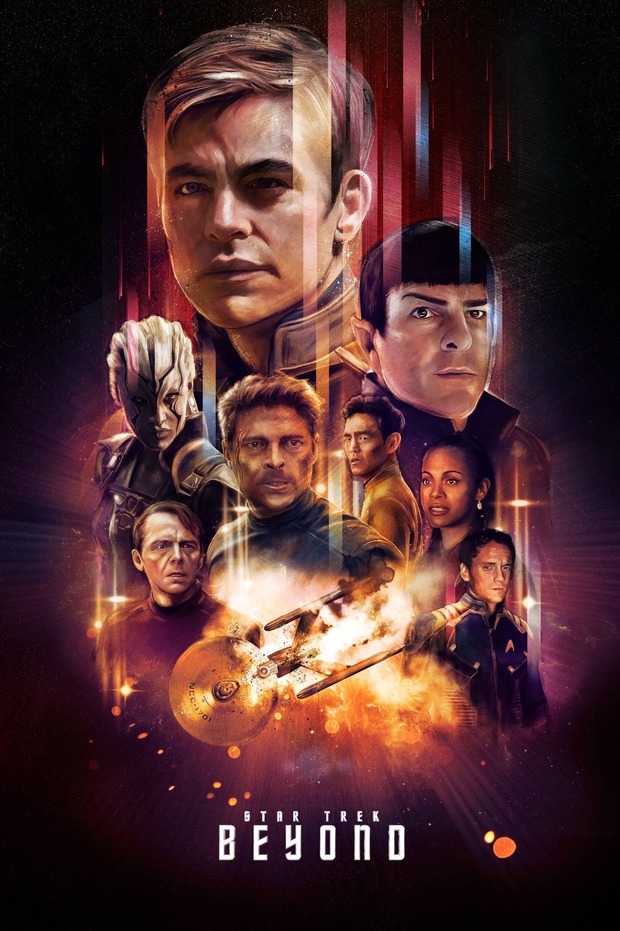 'Star Trek Beyond' póster de Rich Davies.