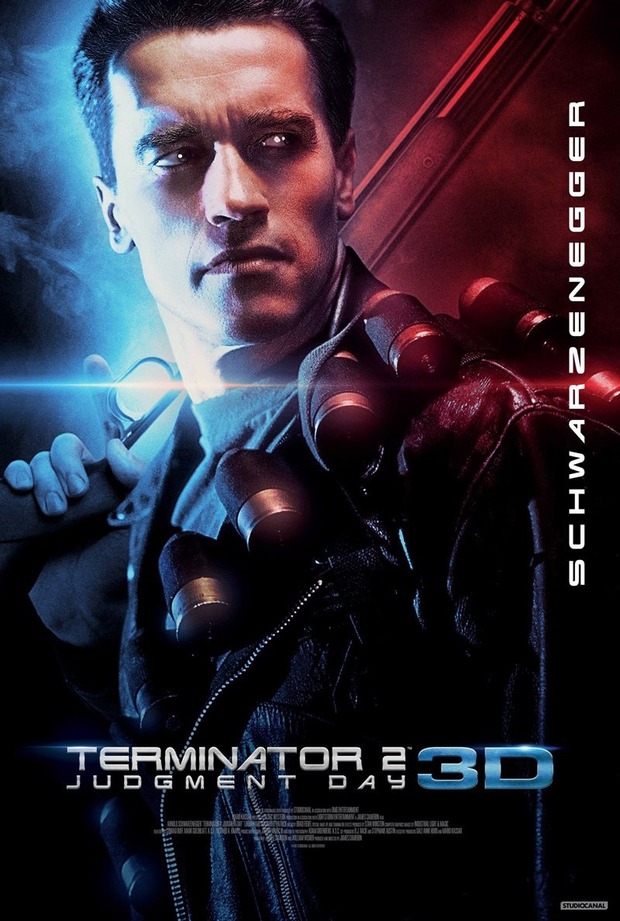 'Terminator 2 3D' póster.