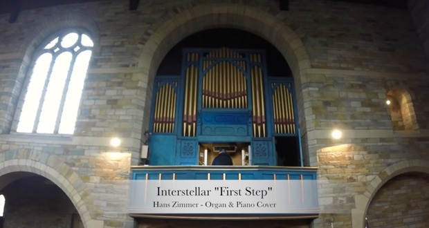 "First Step" (Interstellar) de Hans Zimmer interpretado en un órgano de iglesia. Espectacular.