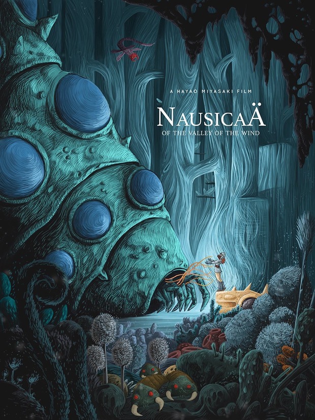 'Nausicaä' póster de Raf Banzuela.