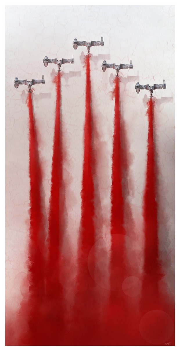 'Star Wars VIII' póster de Andy Fairhurst.
