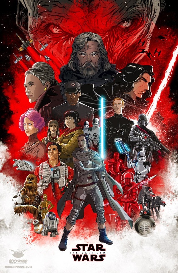 'Star Wars VIII' póster de Michael Pasquale. (1)