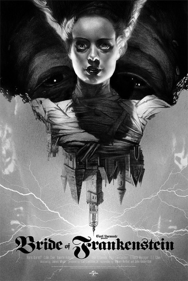 'La Novia de Frankenstein' póster de Greg Ruth.