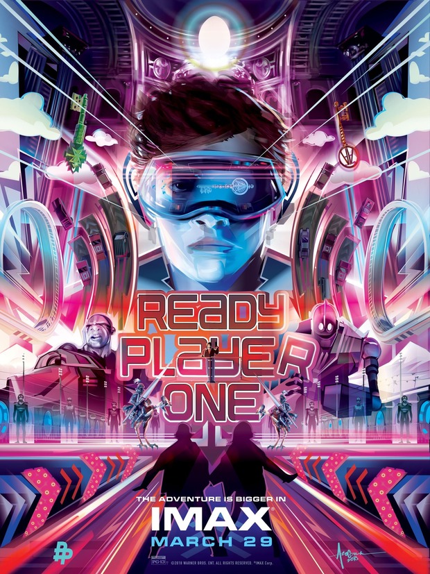 'Ready Player One' Imax póster de Orlando Arocena.