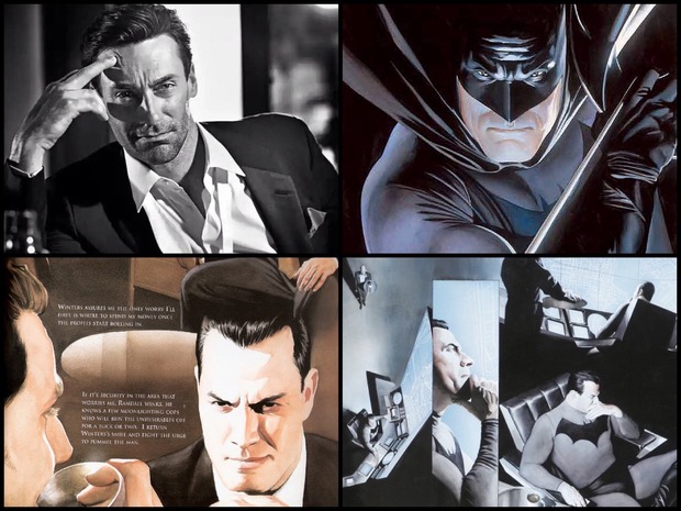 Coincido con Alex Ross. Si cambiamos de Batman: Jon Hamm.